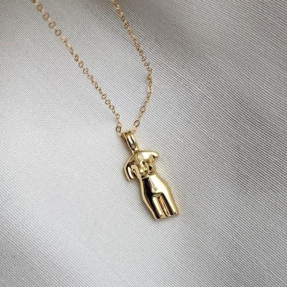 La Femme Female Figure Necklace - Picture 1 of 3